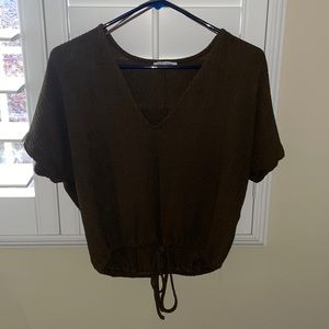 Green Zara Top